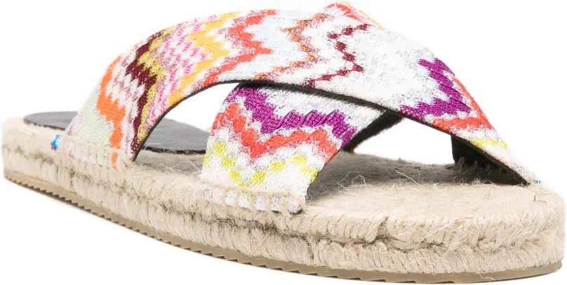 Missoni Espadrilles met gekruiste bandjes Wit - Foto 4