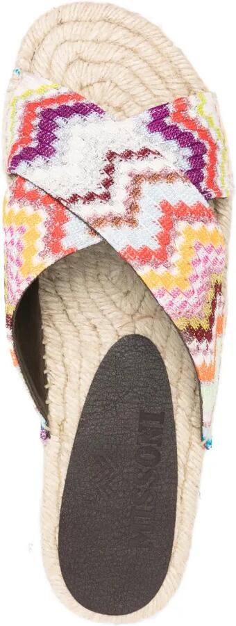 Missoni Espadrilles met gekruiste bandjes Wit - Foto 5