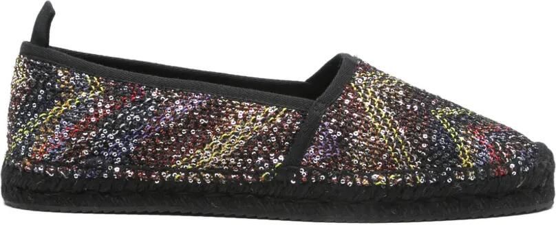 Missoni Espadrilles met pailletten Zwart