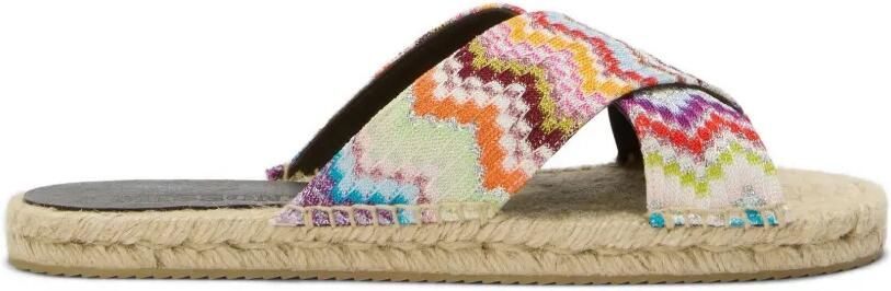 Missoni Espadrilles met zigzag patroon Beige