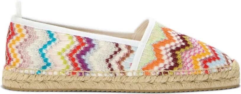 Missoni Espadrilles met zigzag-patroon Oranje
