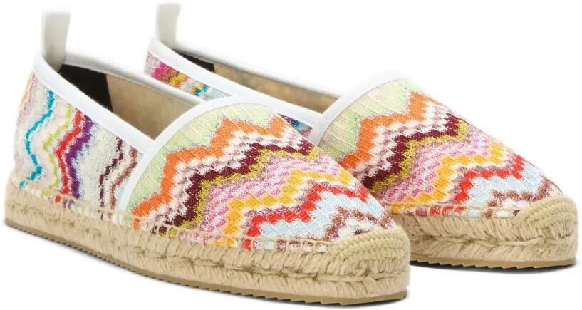 Missoni Espadrilles met zigzag-patroon Oranje - Foto 3