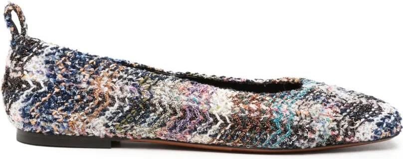 Missoni Florence ballerina's Blauw