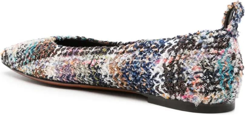 Missoni Florence ballerina's Blauw - Foto 3