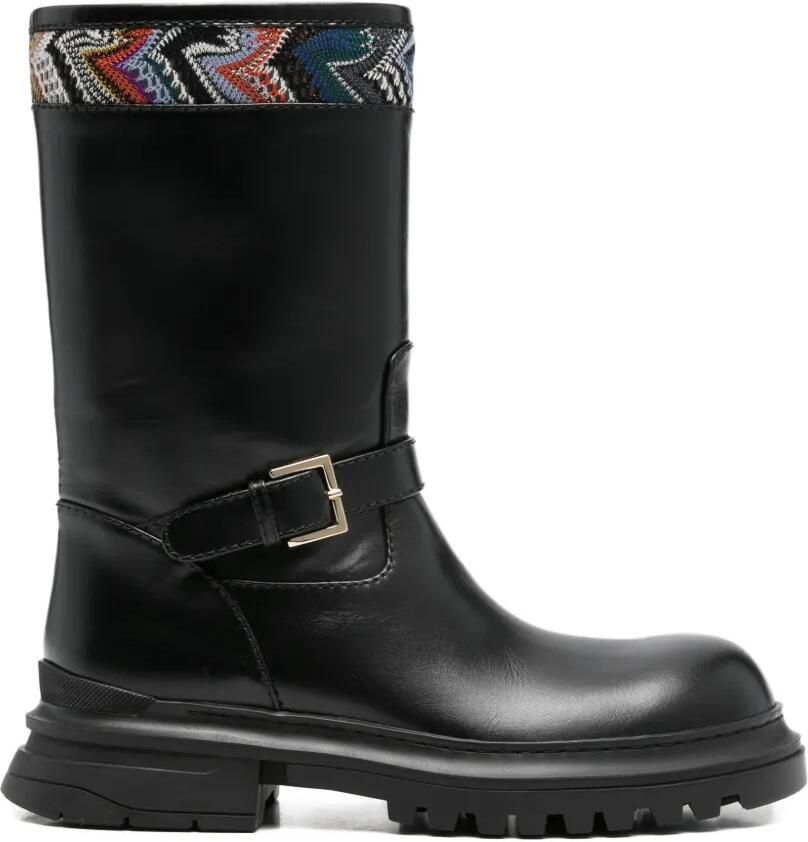 Missoni Laarzen met gesp en afwerking Zwart