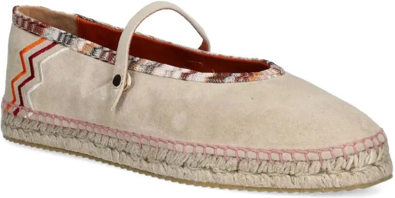 Missoni Leren espadrilles Beige - Foto 3