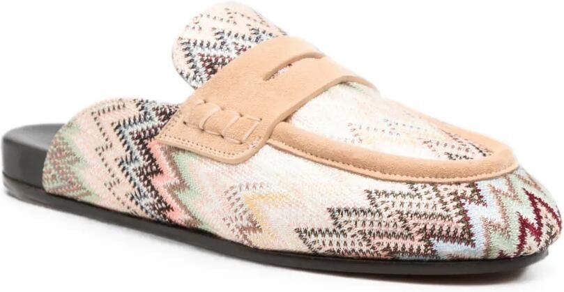 Missoni Loafers met zigzagpatroon Beige - Foto 2