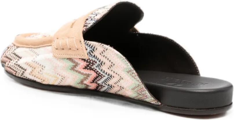 Missoni Loafers met zigzagpatroon Beige - Foto 3