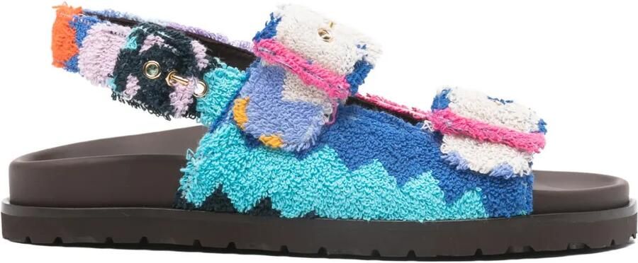 Missoni Mia sandalen met zigzag-bandje Blauw