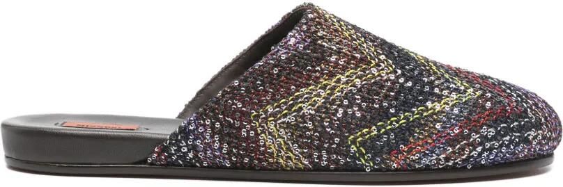 Missoni Muiltjes met pailletten Zwart