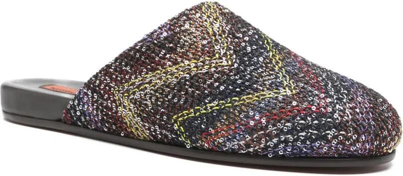 Missoni Muiltjes met pailletten Zwart - Foto 3