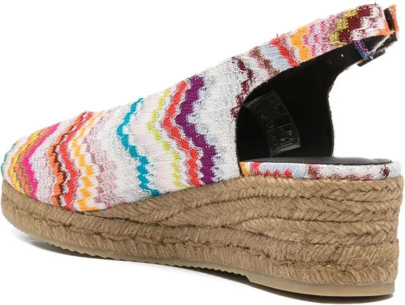 Missoni Muiltjes met zigzag-patroon Wit - Foto 3
