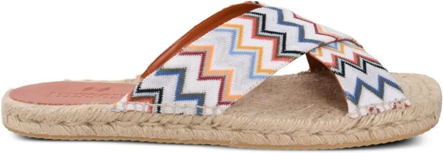 Missoni Naxos slippers Wit