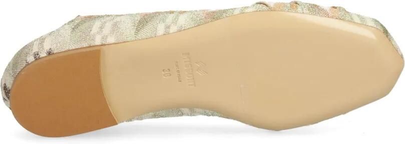 Missoni Platte schoenen met geplooid detail Groen - Foto 4