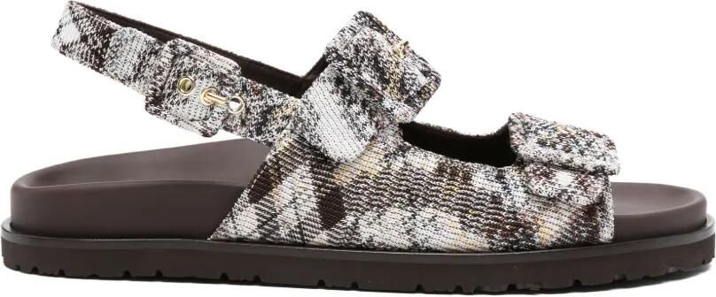 Missoni Sandalen met gespbandje Bruin
