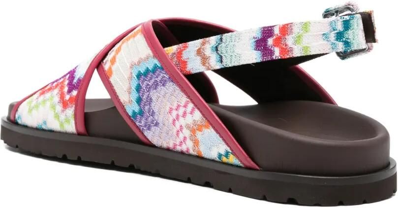 Missoni Sandalen met zigzag bandje Roze - Foto 2