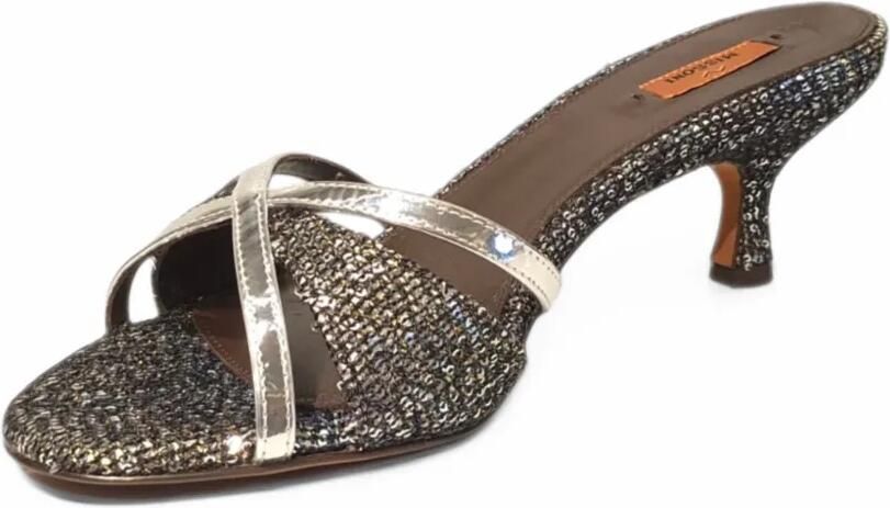 Missoni sequin-embellished crossover sandals Grijs - Foto 2