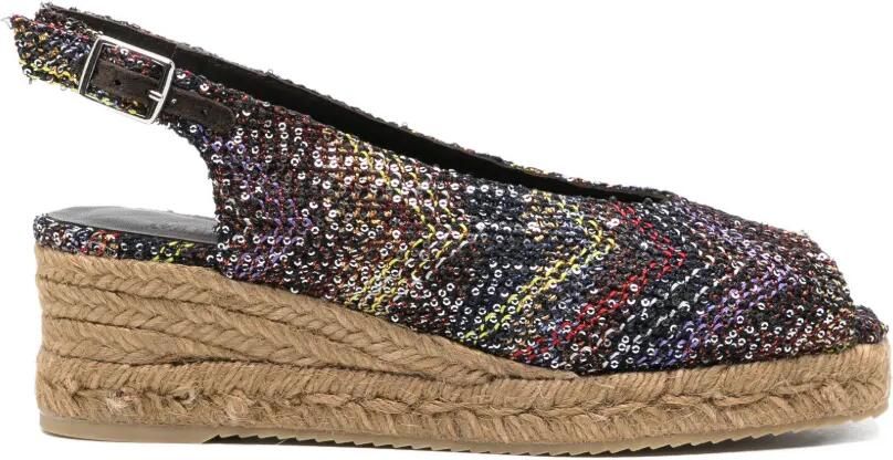 Missoni Slingback sandalen Zwart