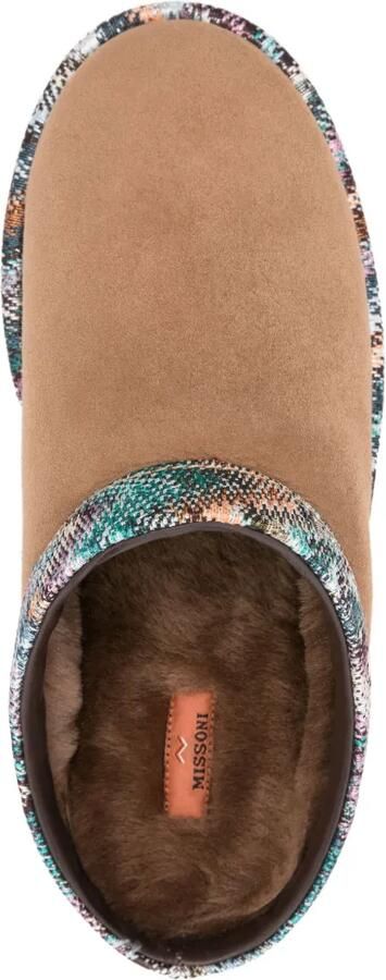 Missoni Slippers met patroon Beige - Foto 4
