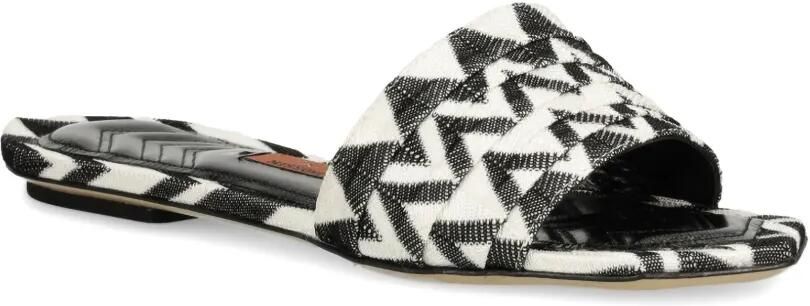 Missoni Slippers met zigzag-print Zwart - Foto 4