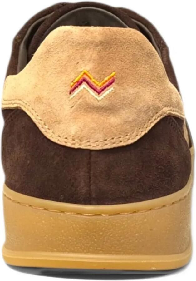 Missoni zigzag-appliqué suede sneakers Bruin - Foto 2