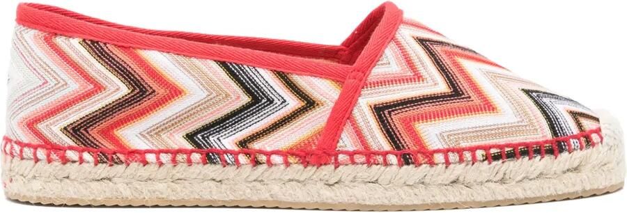 Missoni Zigzag espadrilles Rood