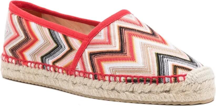Missoni Zigzag espadrilles Rood - Foto 2
