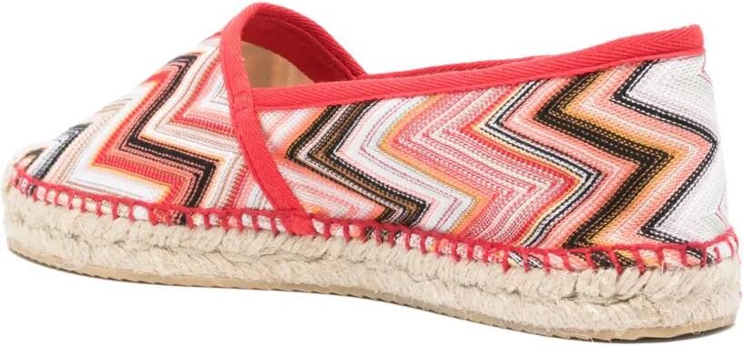 Missoni Zigzag espadrilles Rood - Foto 3