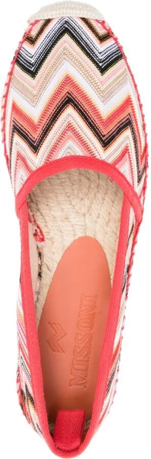 Missoni Zigzag espadrilles Rood - Foto 4