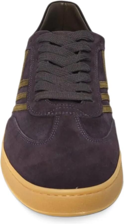 Missoni zigzag-pattern suede sneakers Paars - Foto 3