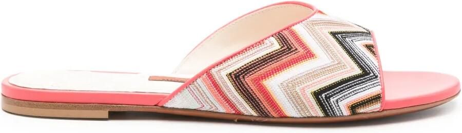 Missoni Zigzag sandalen Roze