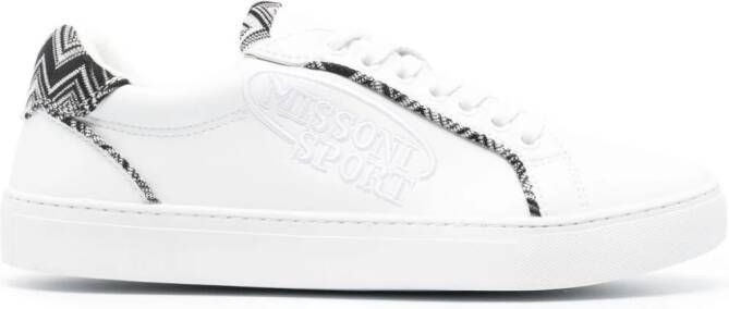 Missoni Sneakers met zigzag-patroon Wit