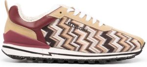 Missoni Gestreepte sneakers Bruin