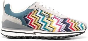 Missoni Sneakers met zigzag vlak Wit