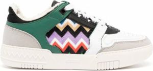 Missoni Sneakers met zigzag vlakken Wit