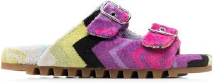 Missoni Sandalen met zigzagprint Paars