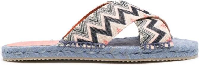 Missoni Espadrilles met zigzag patroon Zwart