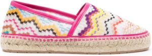 Missoni Espadrilles met zigzag patroon Wit