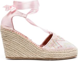 Missoni Espadrilles met zigzag patroon Roze