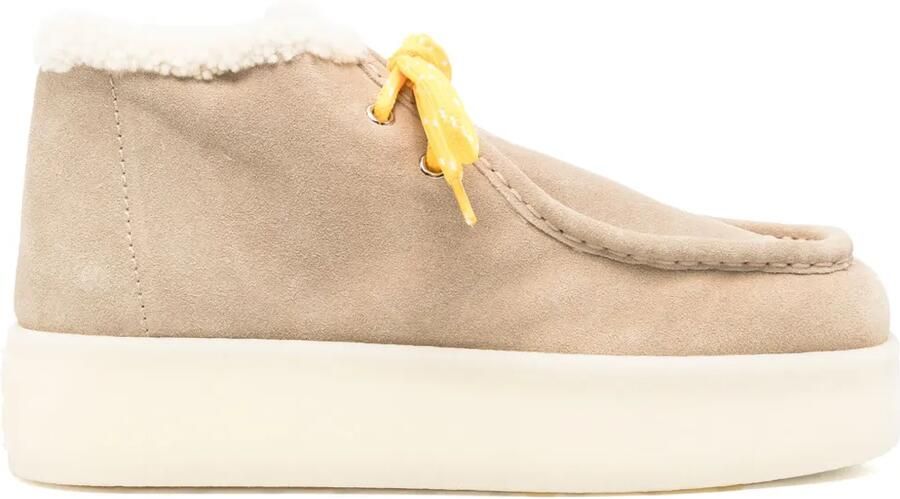 Miu 45 mm suède laarzen Beige