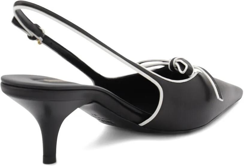 Miu 55mm leren slingback pumps Zwart - Foto 2