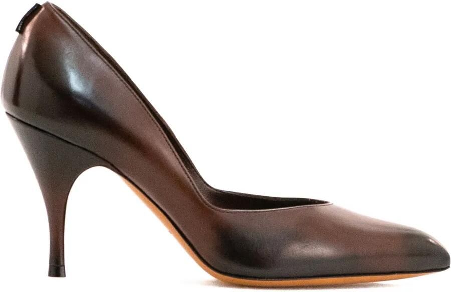 Miu 70 mm pumps met puntige neus Bruin