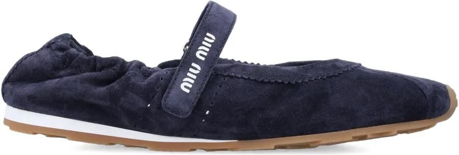 Miu Ballerina's met bandje Blauw