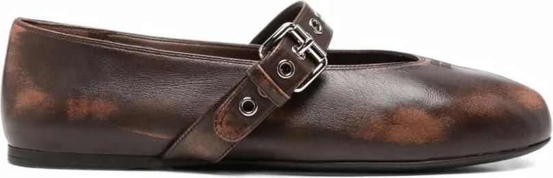 Miu buckle-strap ballet flats Bruin