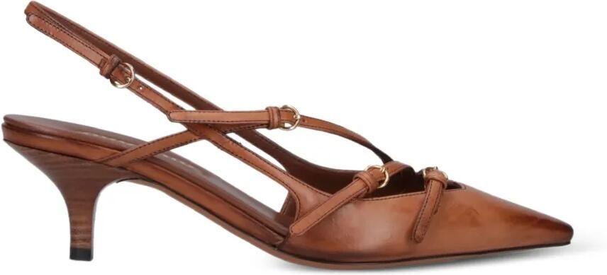 Miu Slingback pumps met gesp Bruin - Foto 4