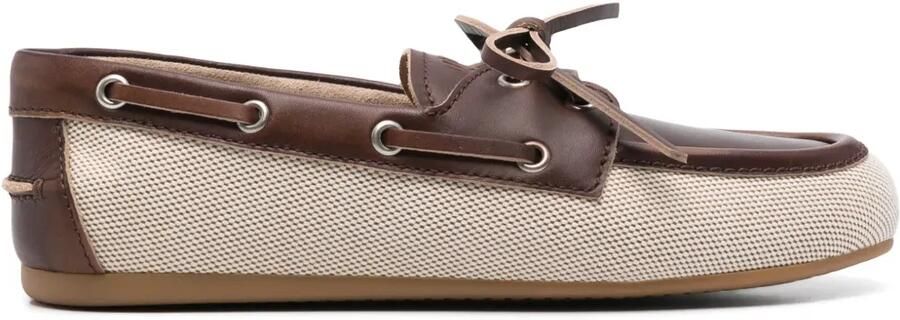Miu Canvas loafers Bruin