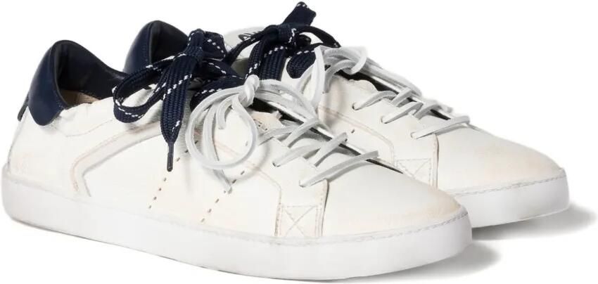 Miu Deco leren sneakers Beige