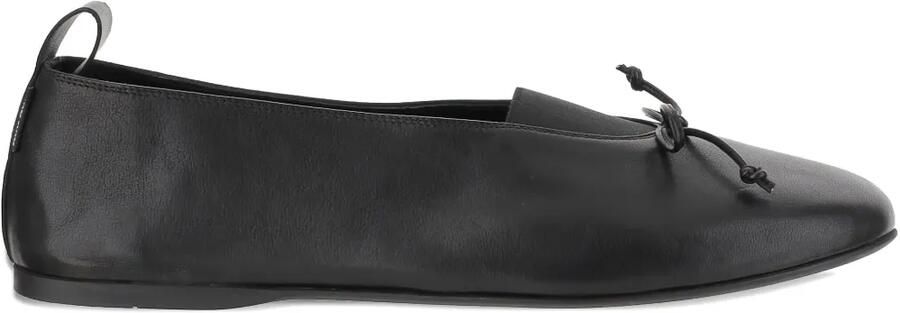 Miu Élan ballerina's met strikdetail Zwart