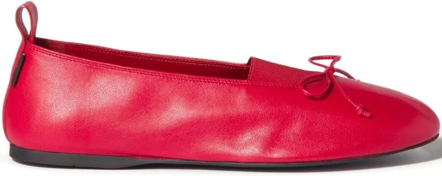 Miu Élan leren ballerina's met strik Rood