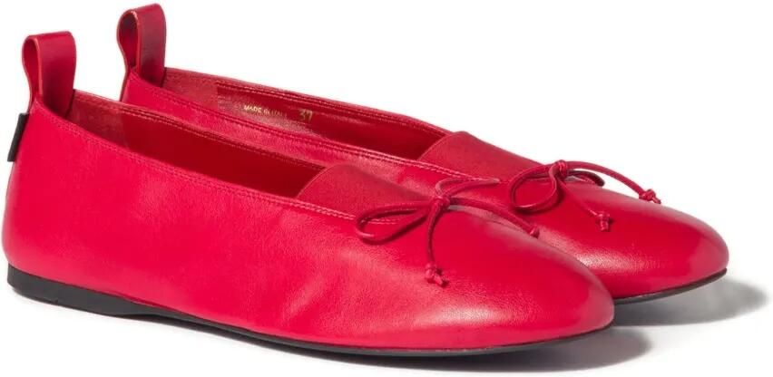 Miu Élan leren ballerina's met strik Rood - Foto 4
